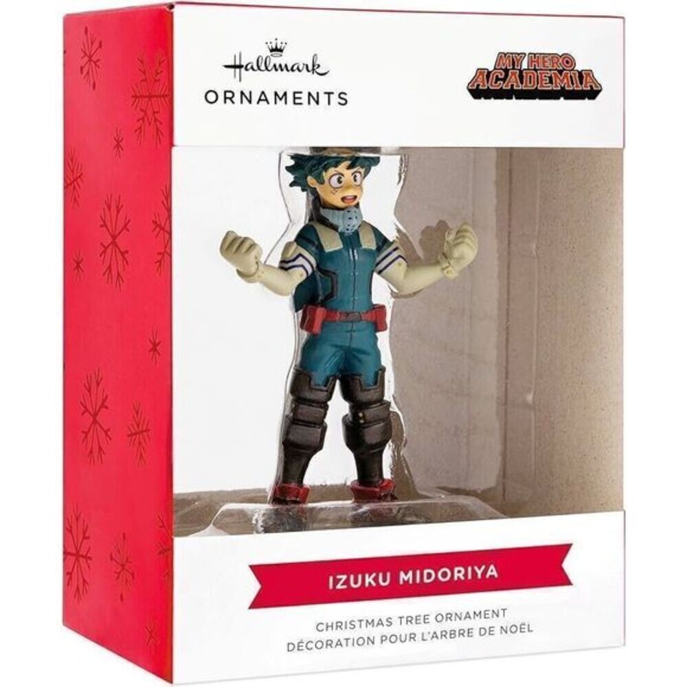 New Hallmark My Hero Academia Izuku Midoriya Christmas Tree Ornament